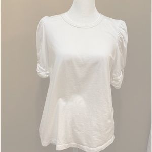 COPY - ALC “Kati” tee with twisted detail sleeve.